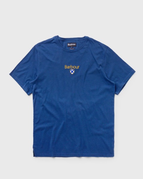 Bstn Barbour Emblem Tee Blue Male Shortsleeves Now Available At In Mens T-SHIRTS GOOFASH
