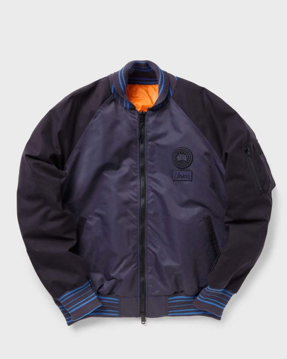 Bstn Canada Goose Nba With Union Bullard Bomber Blue Male Bomber Jackets Now Available At In Mens JACKETS GOOFASH