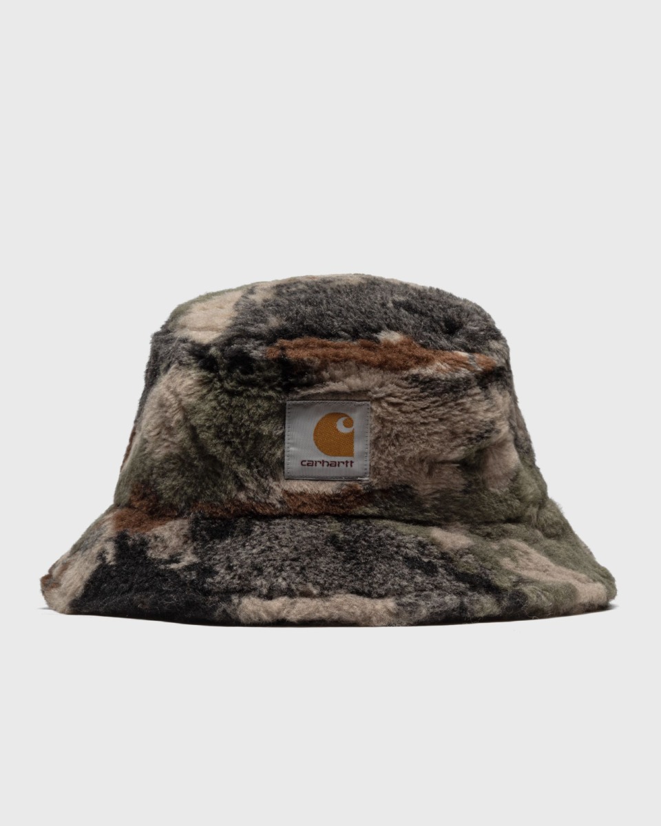 Bstn Carhartt Wip Plains Bucket Hat Brown Male Hats Now Available At In Mens HATS GOOFASH