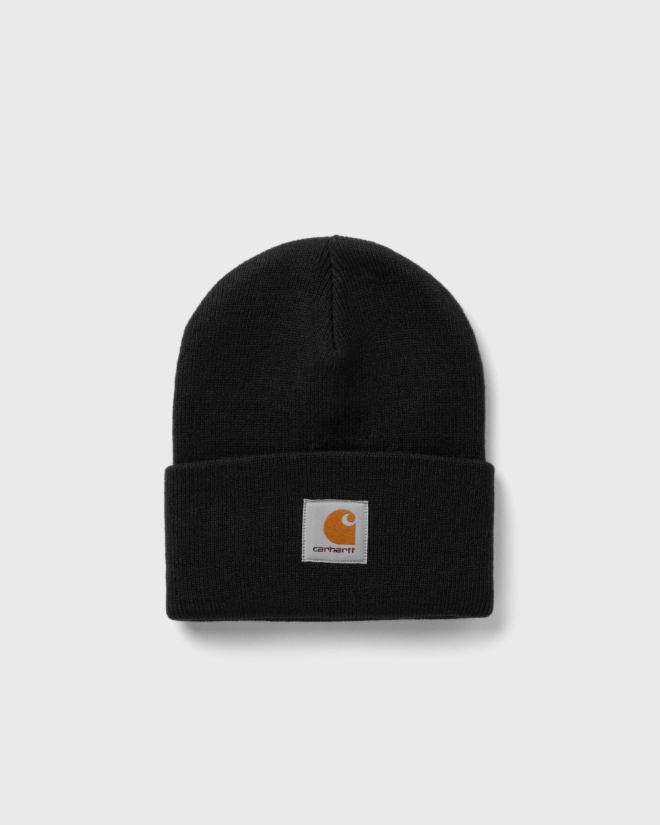 Bstn Carhartt Wip Watch Beanie Black Male Beanies Now Available At In One Mens HATS GOOFASH