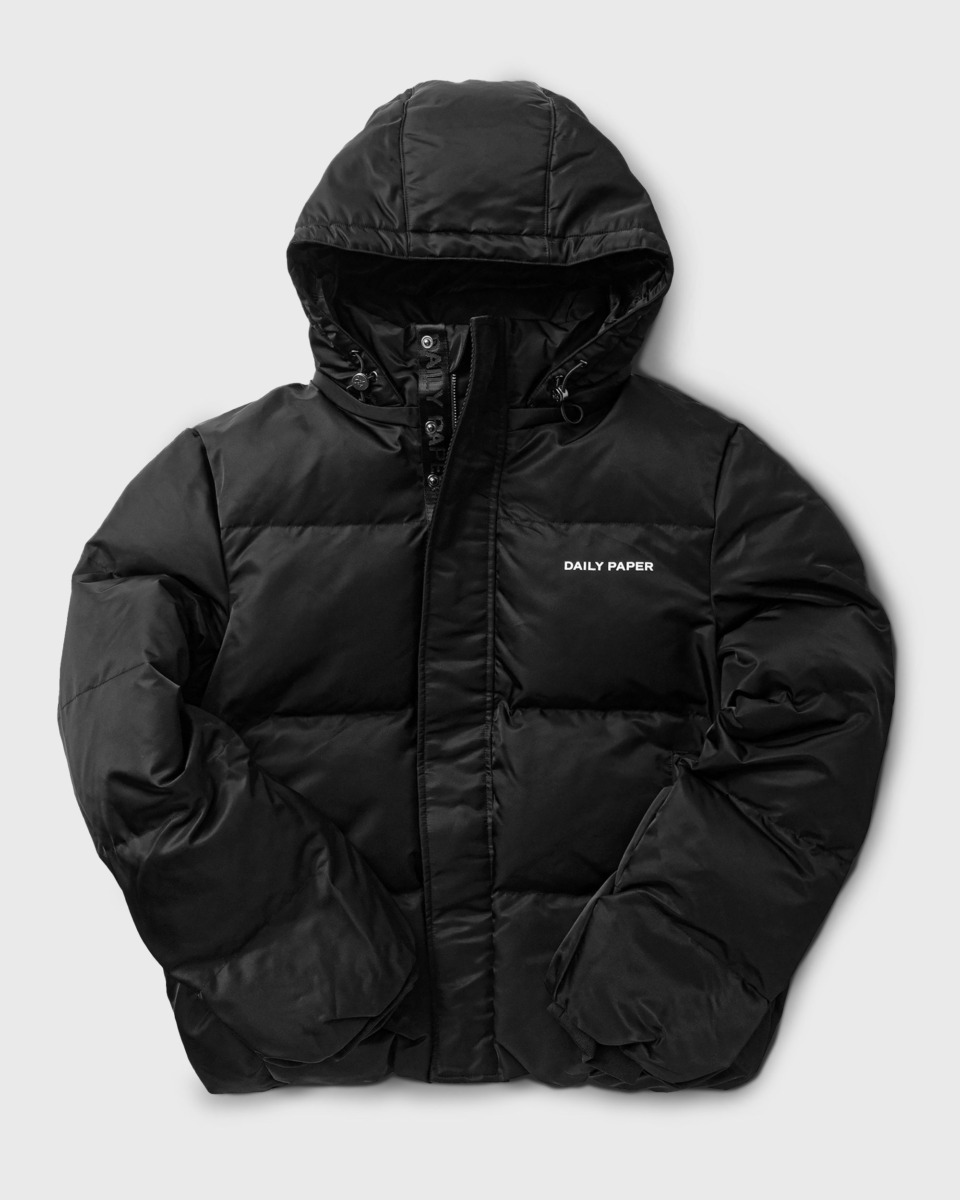 Bstn Daily Paper Epuffa Down Jacket Black Male Down & Puffer Jackets Now Available At In Mens JACKETS GOOFASH