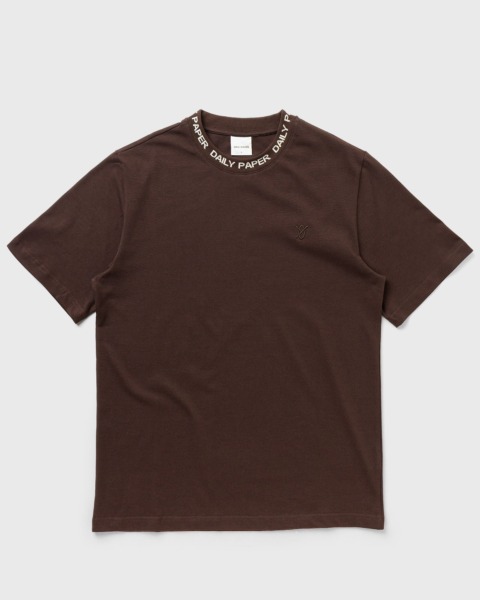 Bstn Daily Paper Erib Tee Brown Male Shortsleeves Now Available At In Mens T-SHIRTS GOOFASH