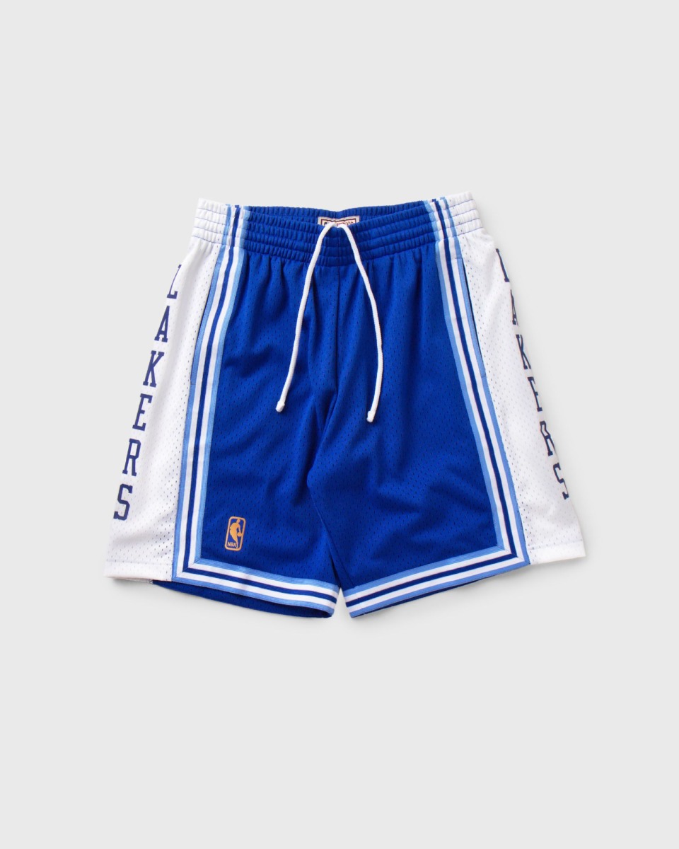Bstn Mitchell & Ness Nba Swingman Shorts Los Angeles Lakers Alternate Blue Male Sport & Team Shorts Now Available At In Mens SHORTS GOOFASH