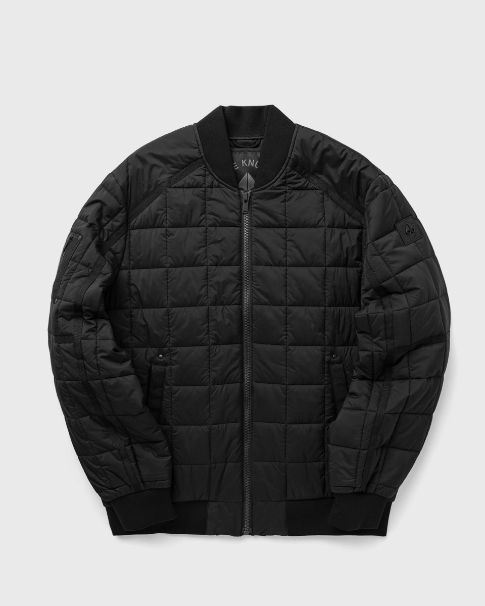 Bstn Moose Knuckles Mitchell Bomber Black Male Bomber Jackets Now Available At In Mens JACKETS GOOFASH