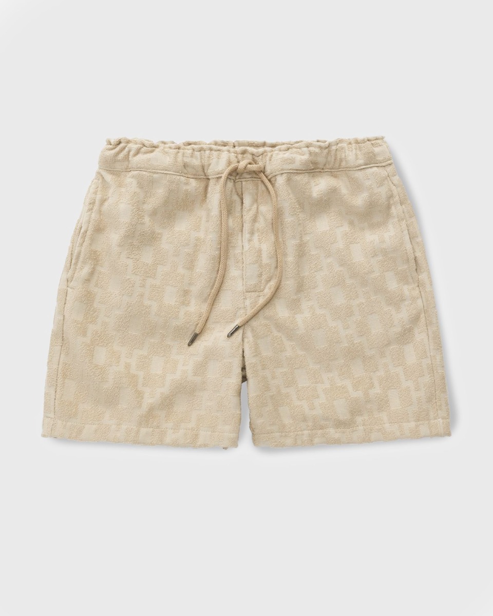 Bstn Oas Beige Machu Terry Shorts Beige Male Casual Shorts Now Available At In Mens SHORTS GOOFASH