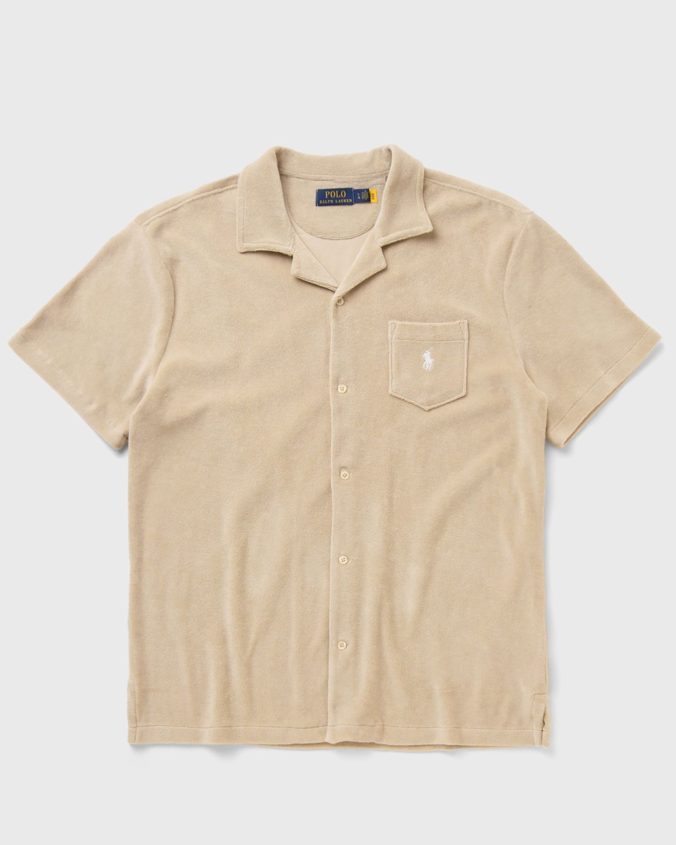 Bstn Polo Ralph Lauren Ssfbm Ss Sport-Shirt Beige Male Shortsleeves Now Available At In Mens POLOSHIRTS GOOFASH
