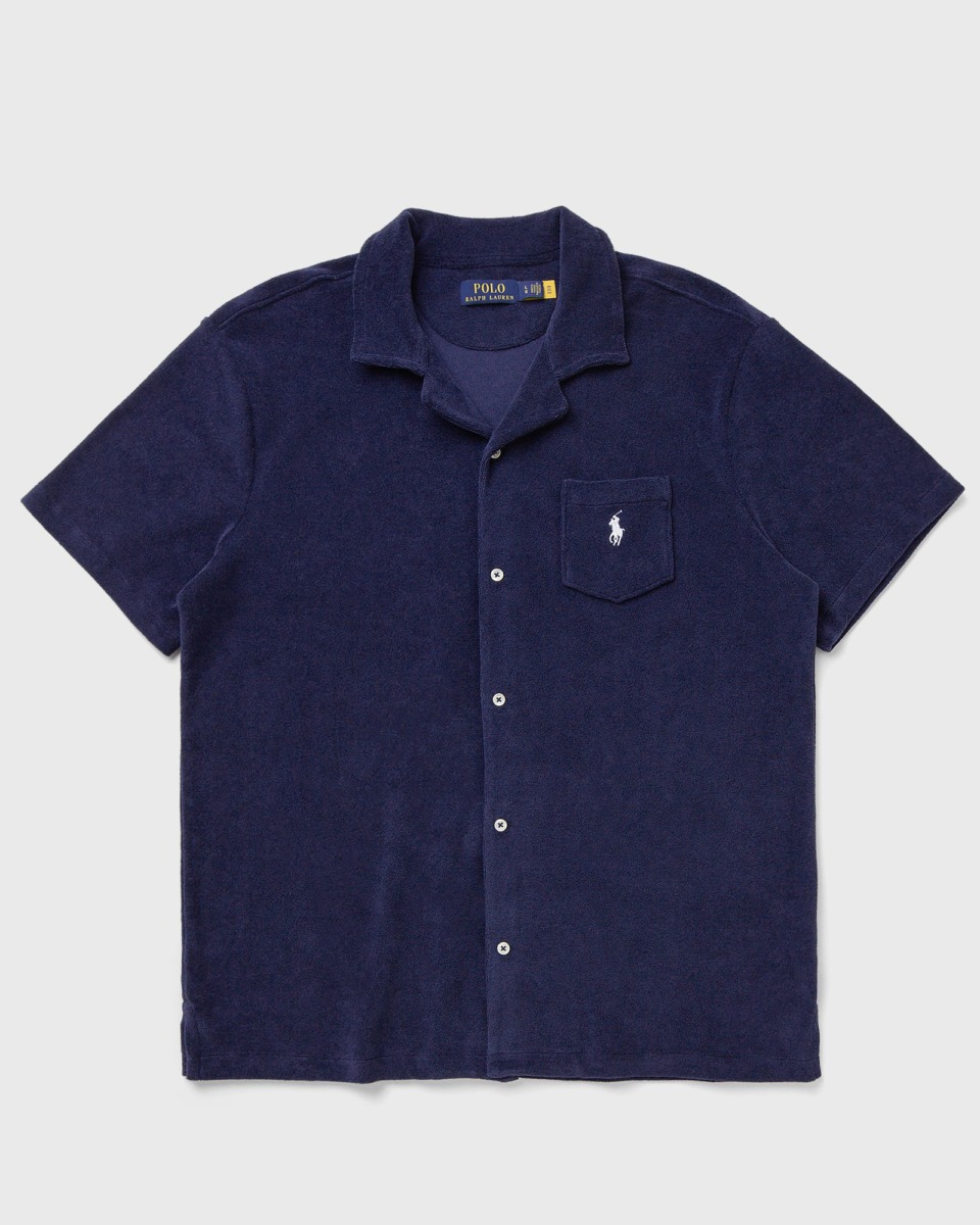 Bstn Polo Ralph Lauren Ssfbm Ss Sport-Shirt Blue Male Shortsleeves Now Available At In Mens POLOSHIRTS GOOFASH