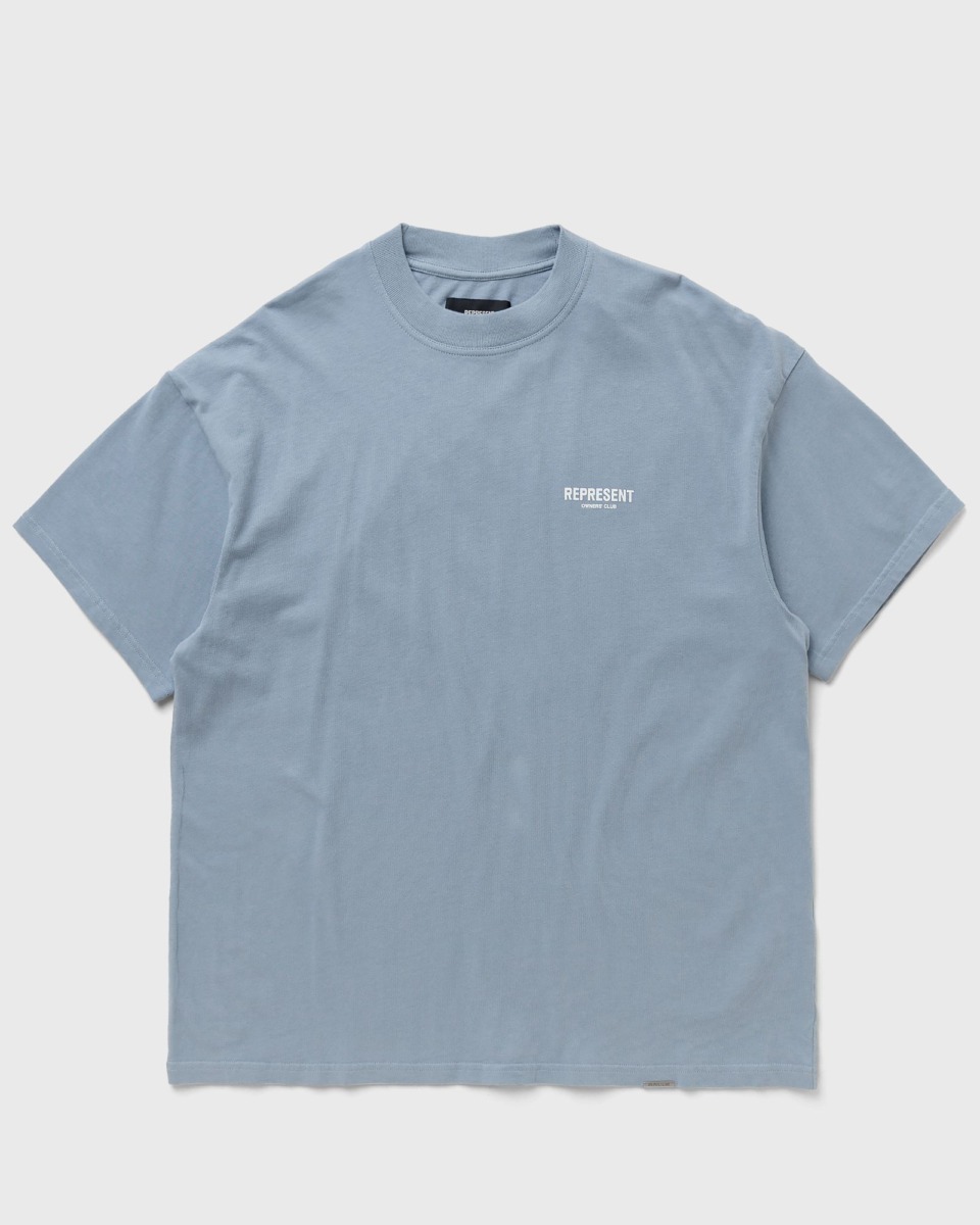Bstn Represent Represent Owners Club Tee Blue Male Shortsleeves Now Available At In Mens T-SHIRTS GOOFASH