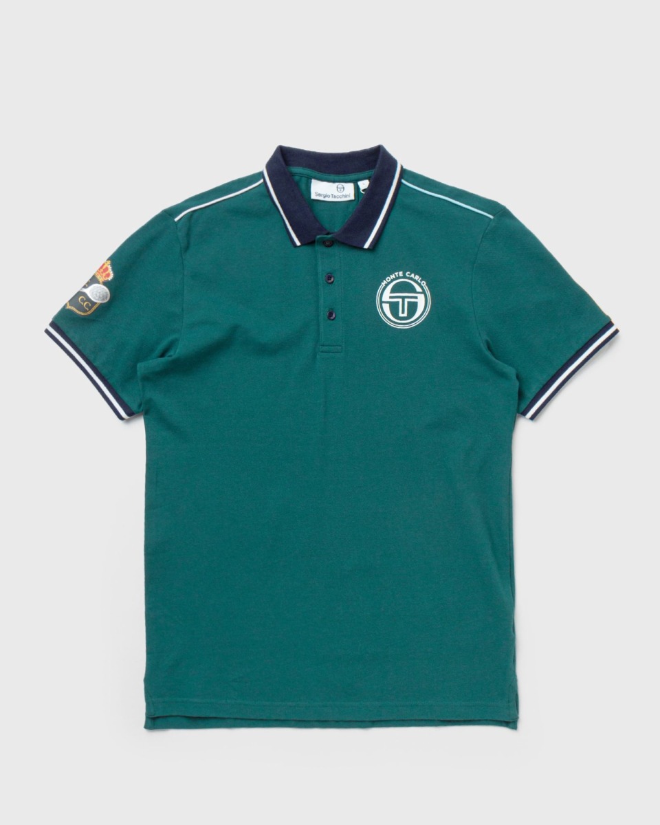 Bstn Sergio Tacchini Mc Staff Polo Green Male Polos Now Available At In Mens POLOSHIRTS GOOFASH