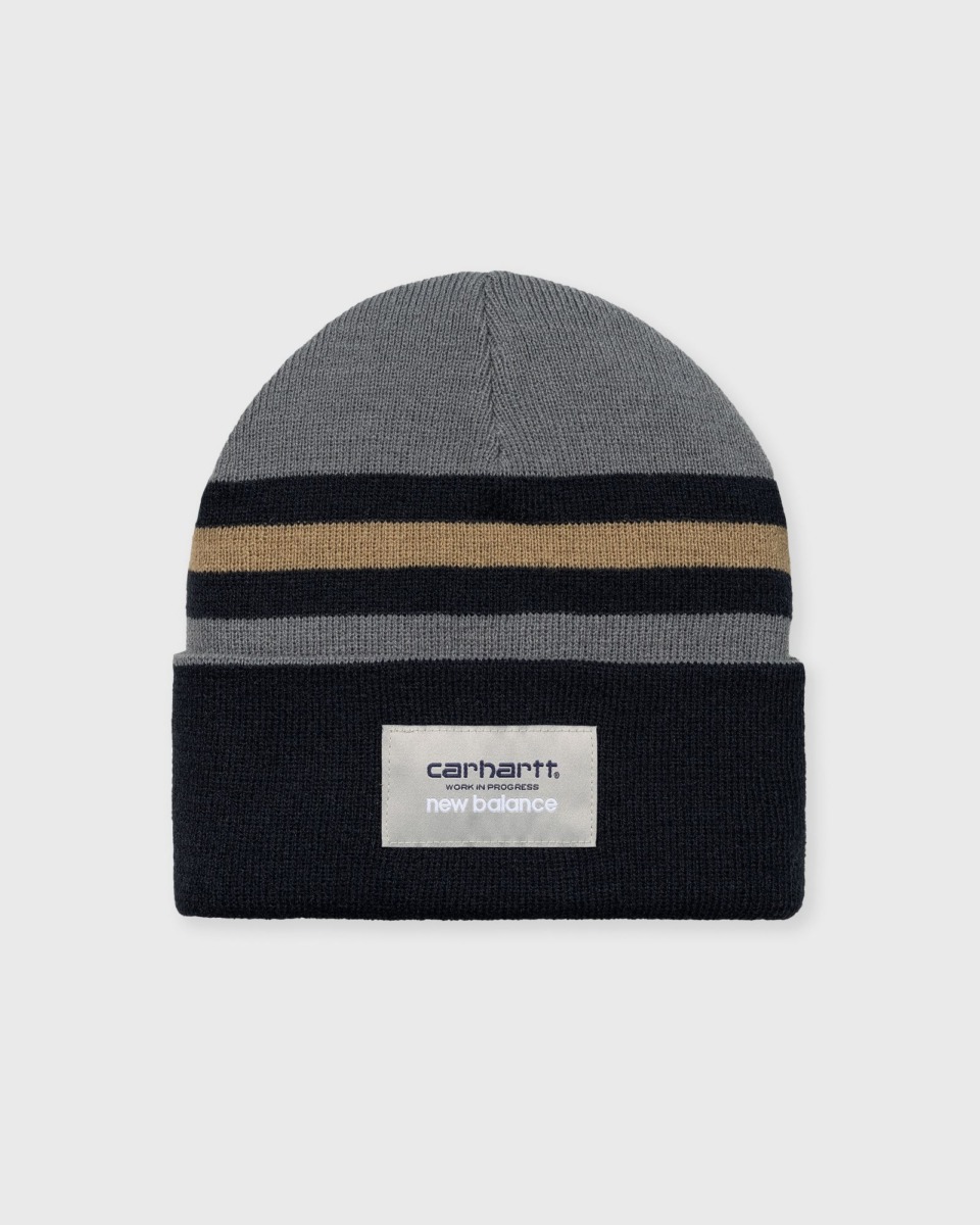 Carhartt Wip Carhartt New Balance Reversible Beanie Grey Male Beanies Now Available At In One Bstn Mens HATS GOOFASH