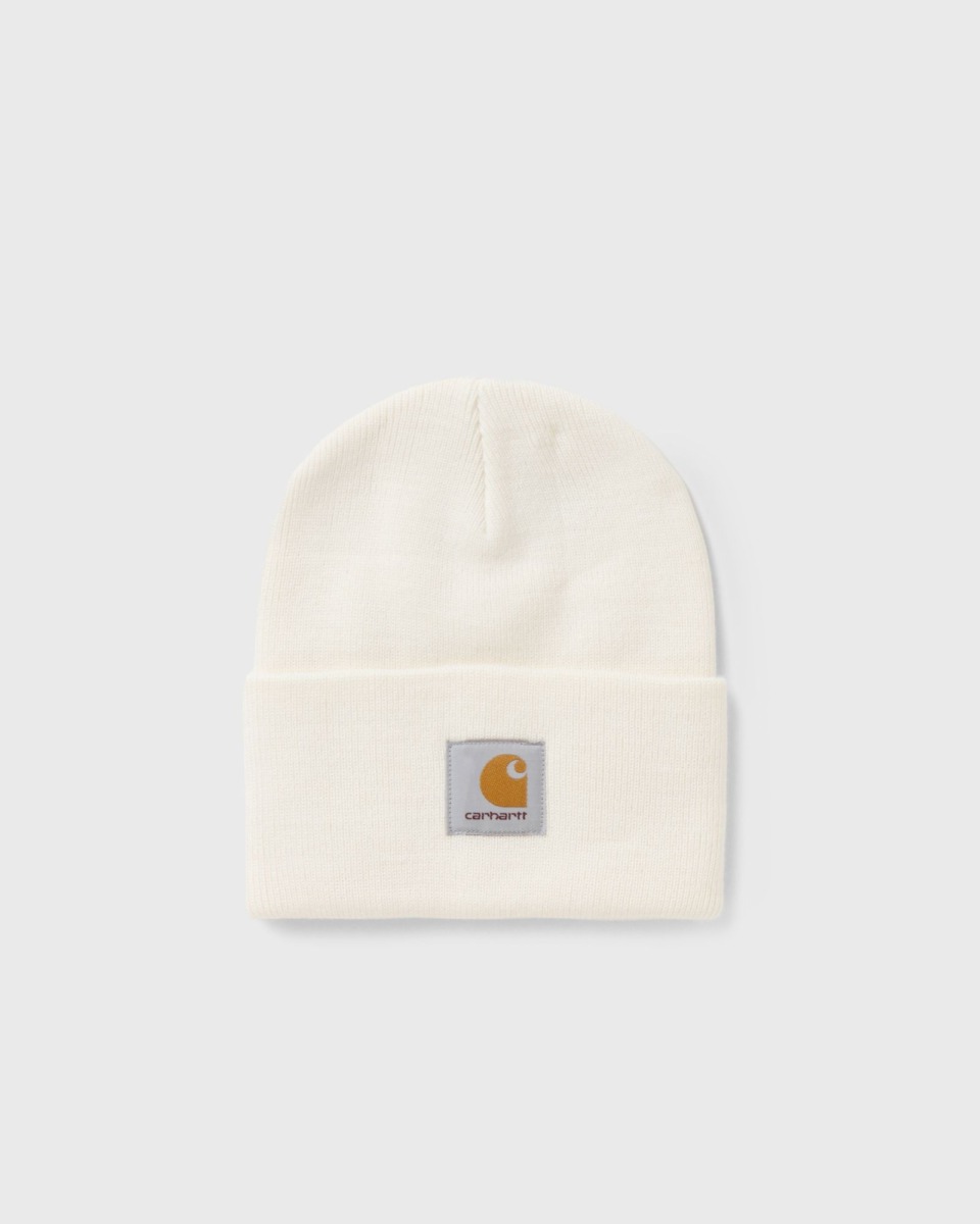 Carhartt Wip Watch Beanie Beige Male Beanies Now Available At In One Bstn Mens HATS GOOFASH