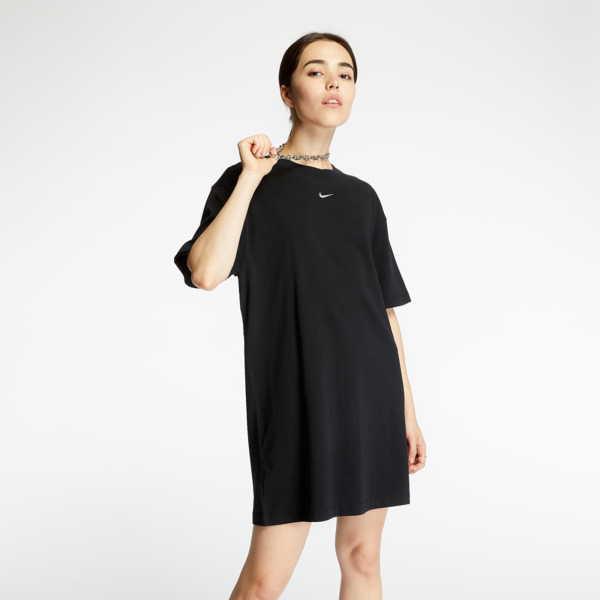 Footshop Nike Sportswear Essential Dress Black Woman Womens DRESSES GOOFASH