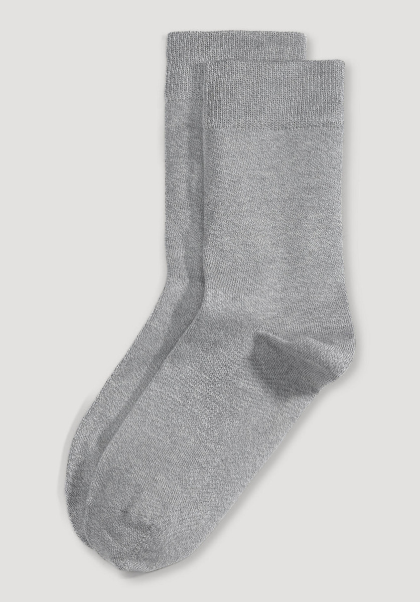 Grey Socks Made Of Organic Gray Hessnatur Women Womens SOCKS GOOFASH