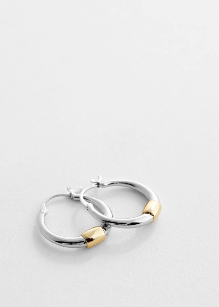 Mango Earrings Gold And Silver Coating Womens JEWELRY GOOFASH