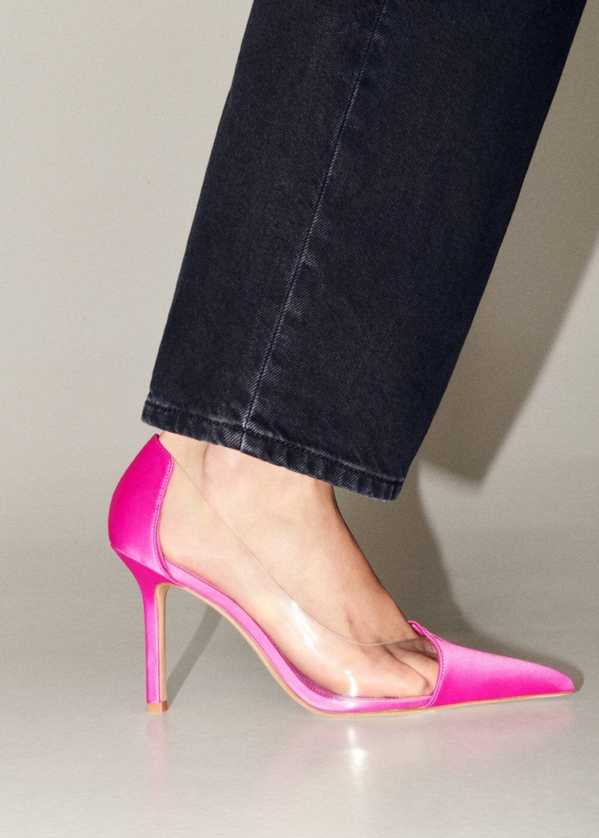 Mango Pink Shoes With Heels Womens HIGH HEELS GOOFASH