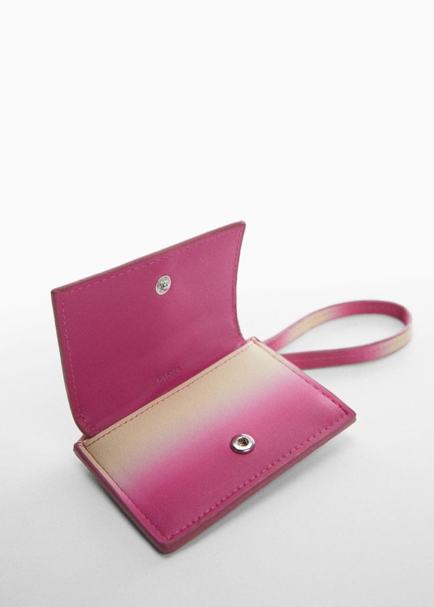 Mango Pink Wallet With Relegal Effect Womens WALLETS GOOFASH