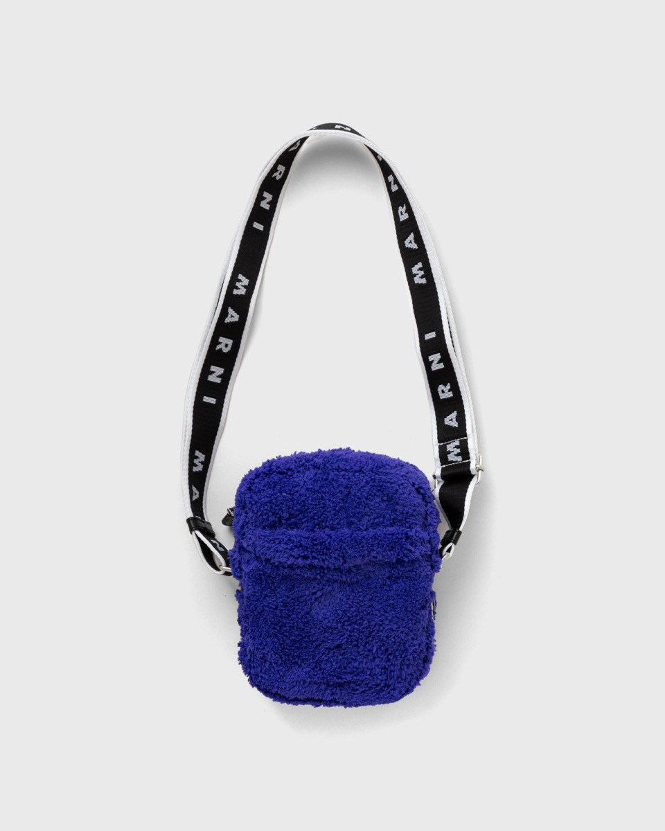 Marni Crossbody Bag Blue Male Bags Now Available At In One Bstn Mens BAGS GOOFASH