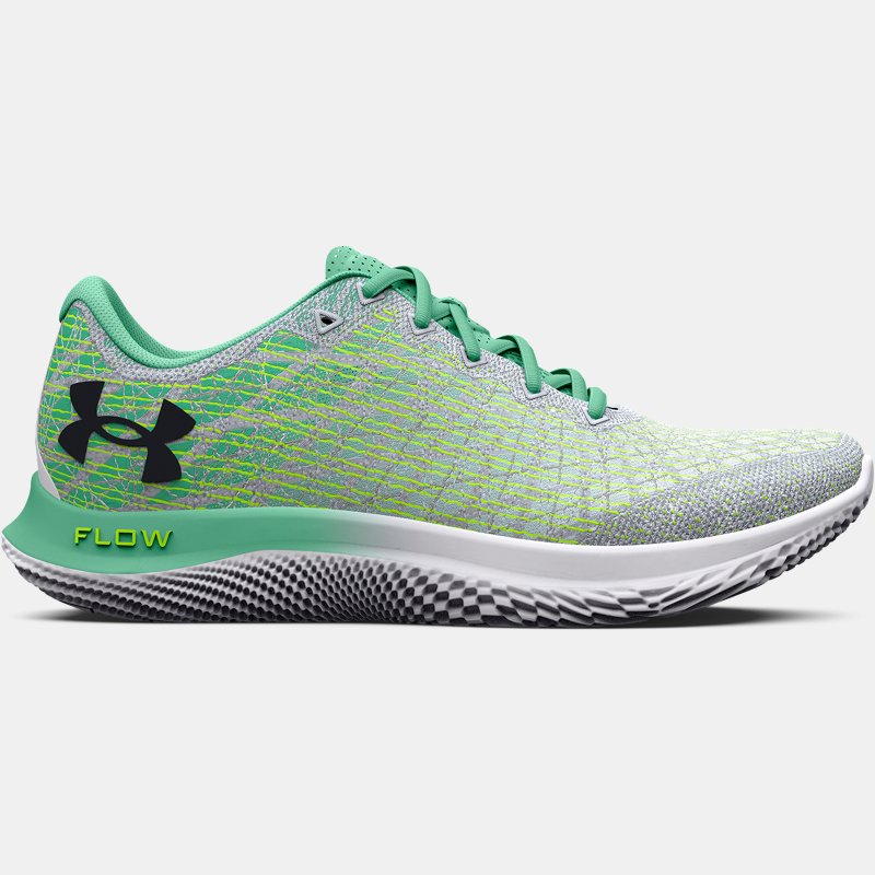 Men Under Armor Flow Velociti Wind Running Shoes White Green Breeze Black Under Armour Mens SPORTS SHOES GOOFASH