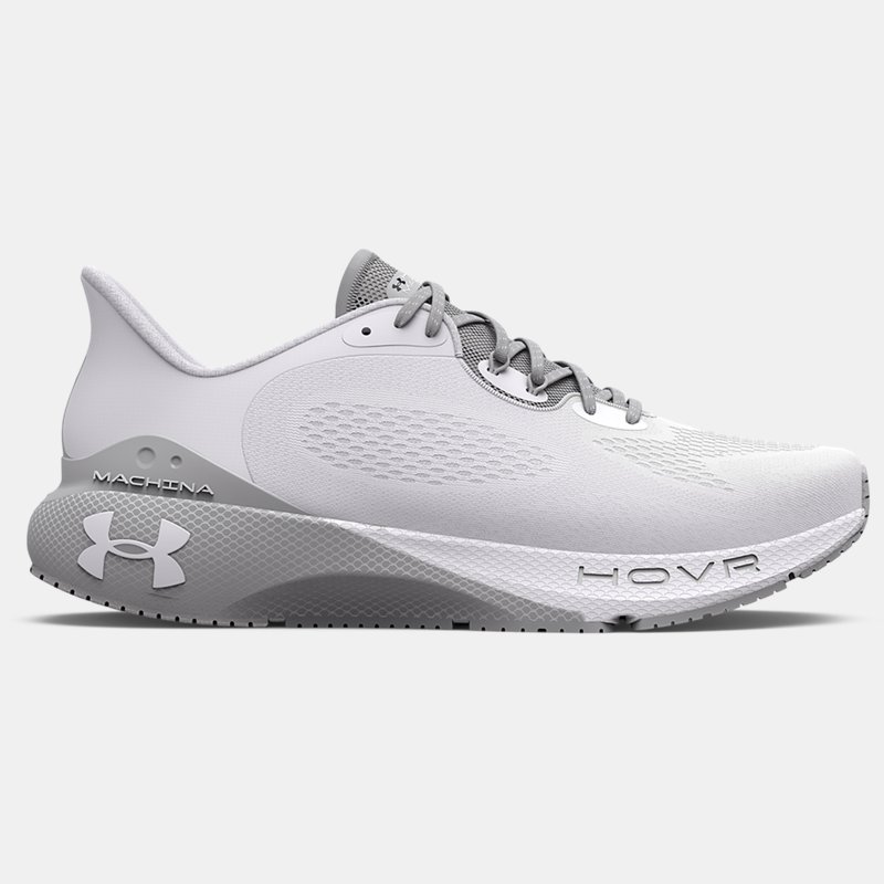 Men Under Armor Hovr Machina Running Shoes White Black White Under Armour Mens SPORTS SHOES GOOFASH