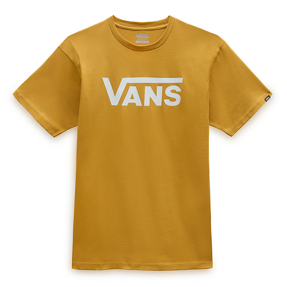 Men Vans Classic T-Shirt Narcissuswhite Yellow Mens T-SHIRTS GOOFASH