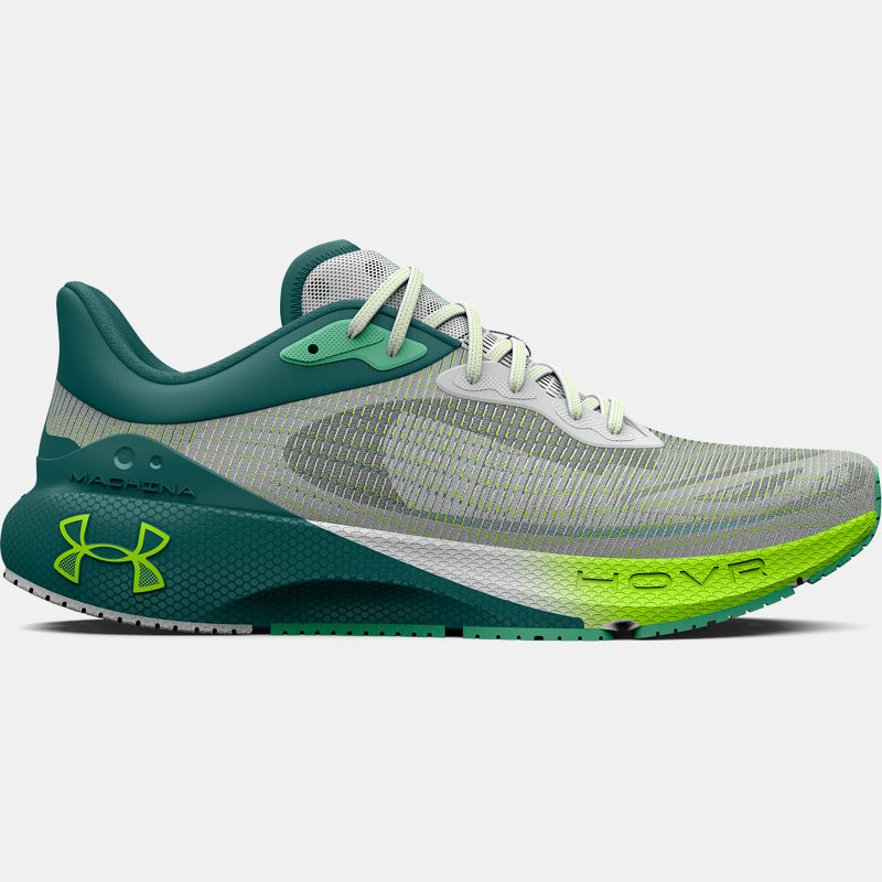 Men's Under Armor Hovr Machina Breeze Running Shoes For White Coastal Teal Lime Surge Under Armour Mens SPORTS SHOES GOOFASH