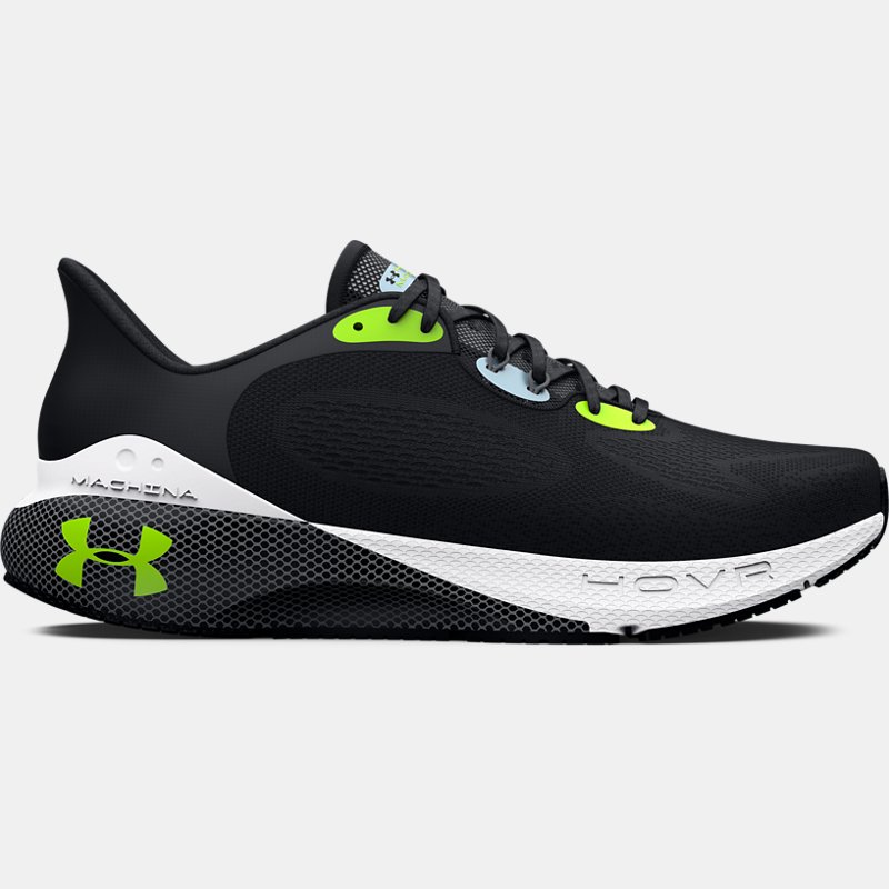 Men's Under Armour Under Armor Hovr Machina Daylight Running Shoes For Black White Lime Surge Mens SPORTS SHOES GOOFASH