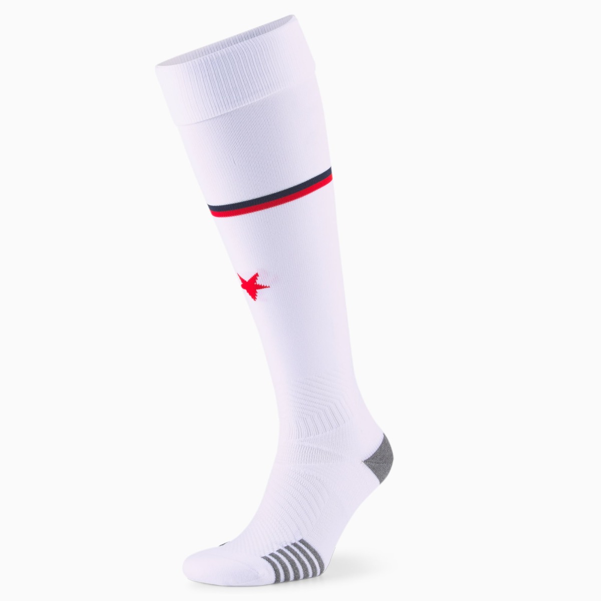 Men's White Sk Slavia Prague Football Replica Socks Puma Mens SOCKS GOOFASH