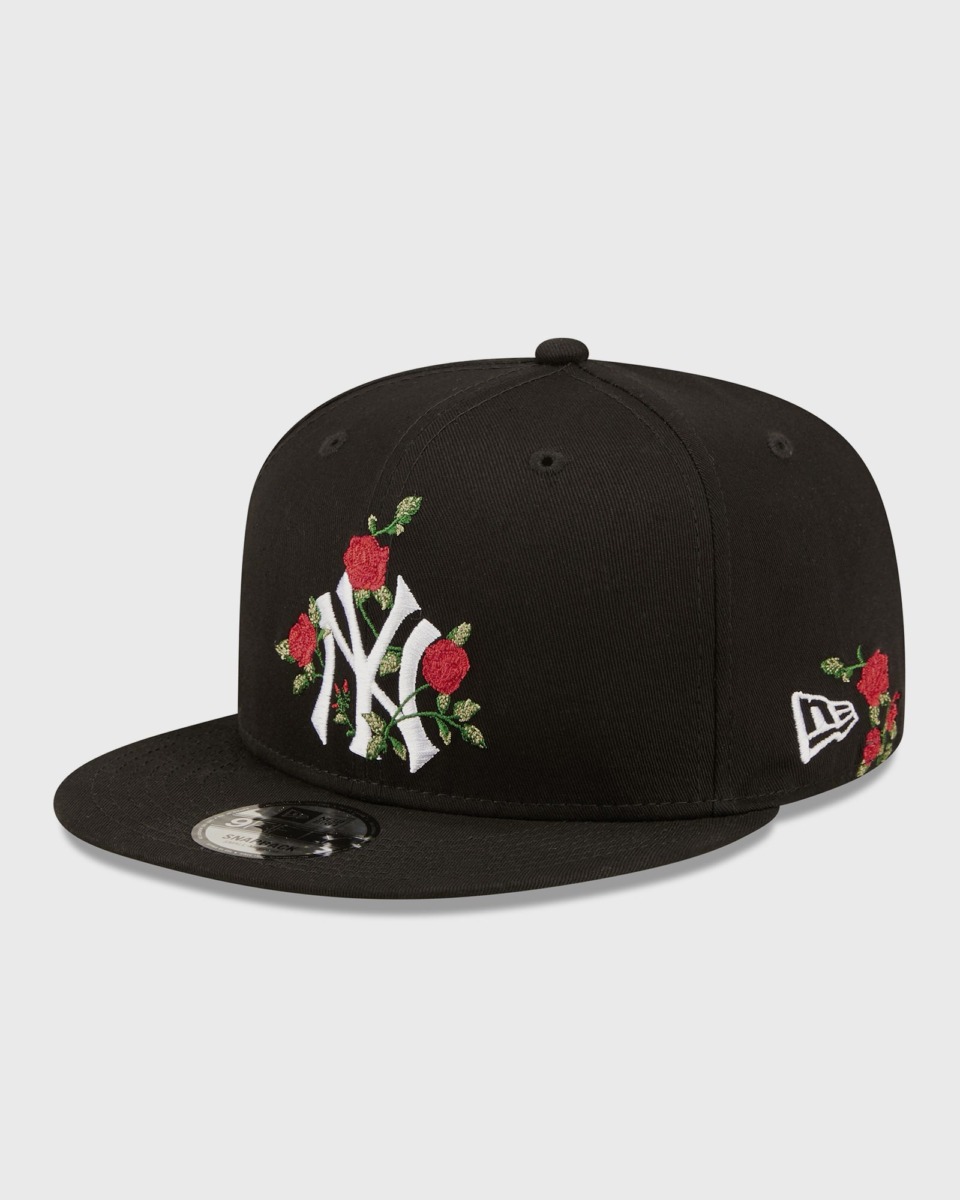 New Era Flower Fifty New York Yankees Black Male Caps Now Available At In Bstn Mens CAPS GOOFASH