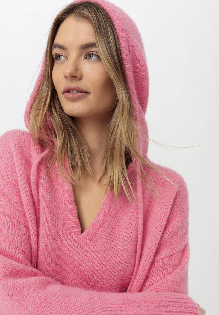 Pink Hoodies From With And Purple Hessnatur Woman Womens SWEATERS GOOFASH