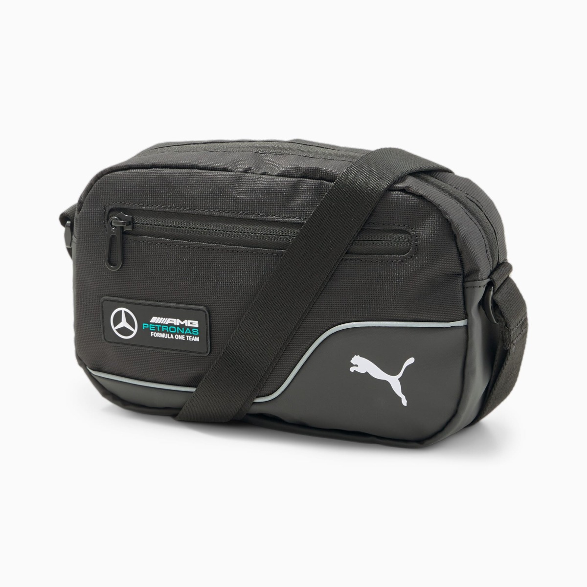 Puma Men Black Mercedes Amg Ronas Motorsport Shoulder Bag For Mens BAGS GOOFASH