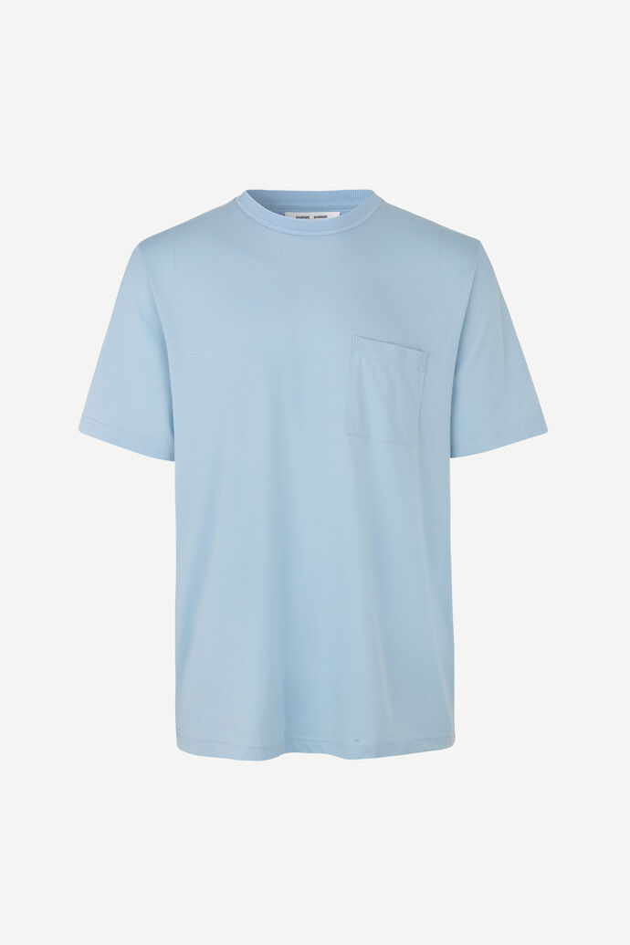 Samsøe & Samsøe Bevtoft T-Shirt Dream Blue Samsoe & Samsoe Men Mens T-SHIRTS GOOFASH
