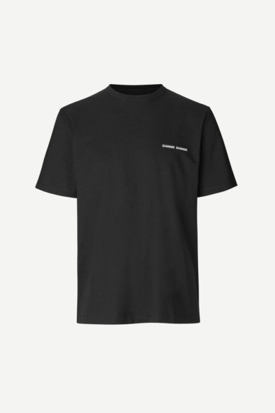 Samsøe & Samsøe Marko T-Shirt Black Men's Samsoe & Samsoe Mens T-SHIRTS GOOFASH
