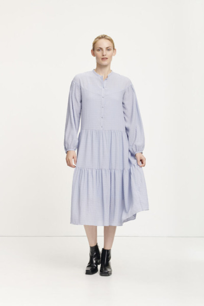 Samsøe & Samsøe Rhonda Dress Zen Blue Women's Samsoe & Samsoe Womens DRESSES GOOFASH