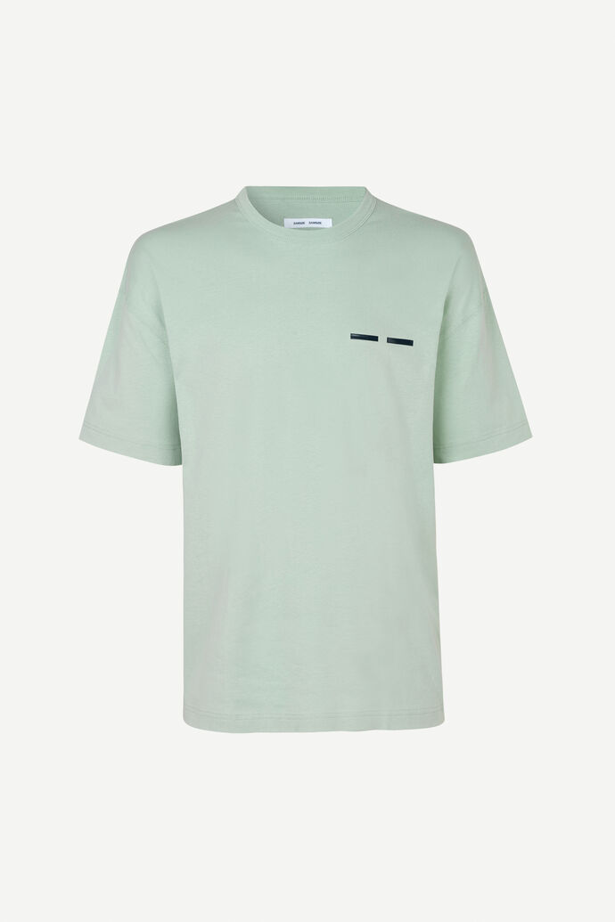 Samsøe & Samsøe T-Shirt Frosty Green Samsoe & Samsoe Man Mens T-SHIRTS GOOFASH