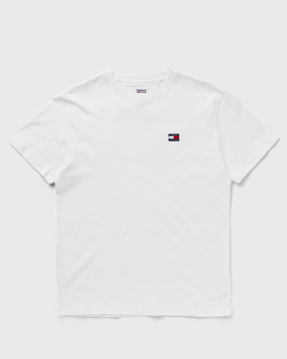 Tommy Hilfiger Classic Tommybadge Tee White Male Shortsleeves Now Available At In Bstn Mens T-SHIRTS GOOFASH