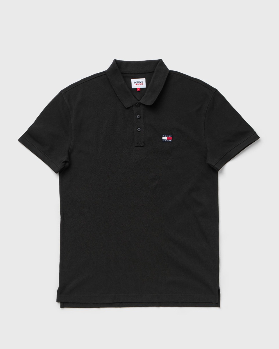 Tommy Hilfiger Classicbadge Polo Black Male Polos Now Available At In Bstn Mens POLOSHIRTS GOOFASH