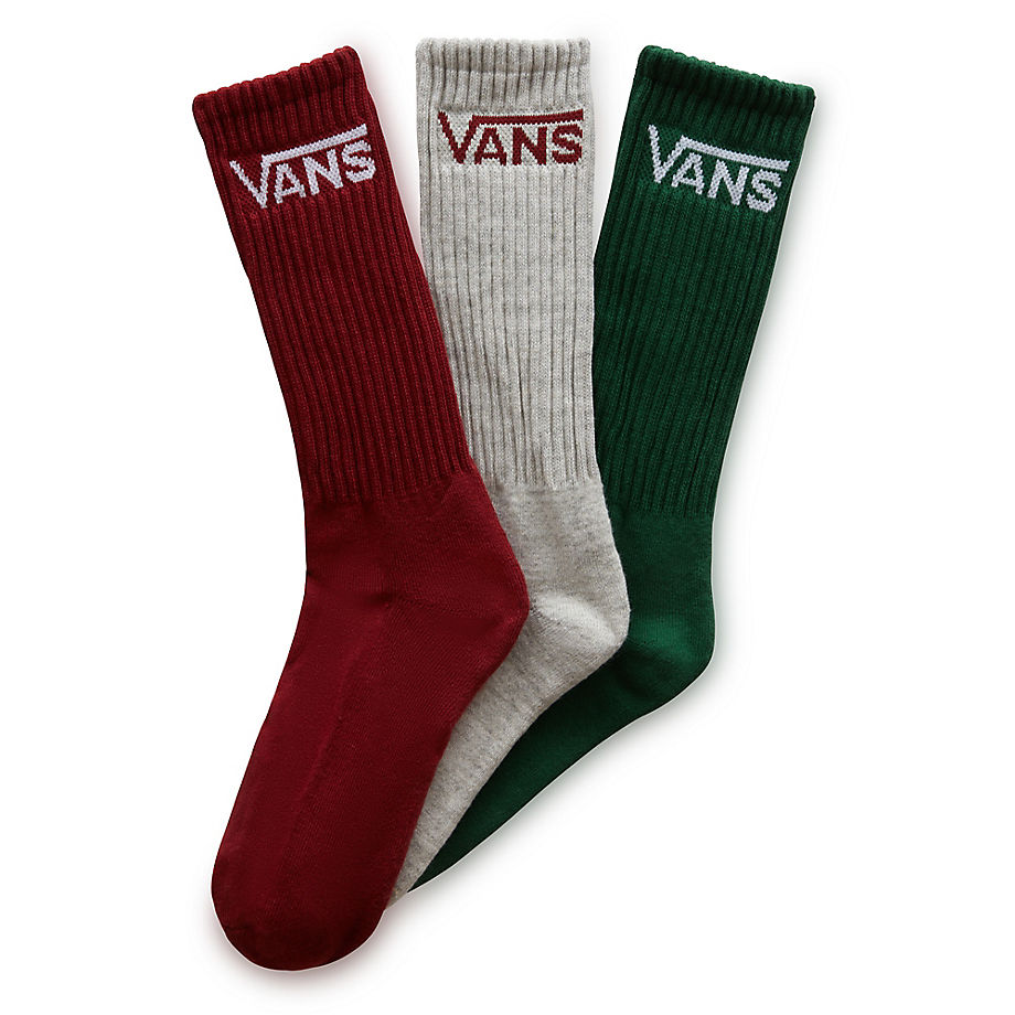 Vans Man Classic Crew Socks Pairs Eden Green Mens SOCKS GOOFASH
