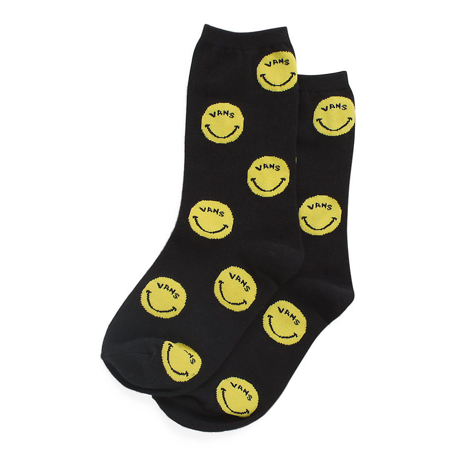 Vans Ticker Socks Pair Black Maize Yellow Women Womens SOCKS GOOFASH