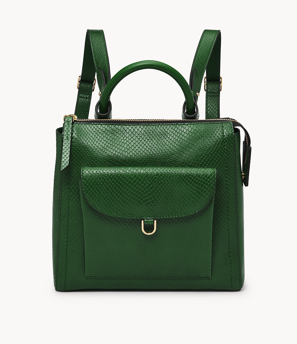 Women Green Parker Backpack Fossil Womens BAGS GOOFASH