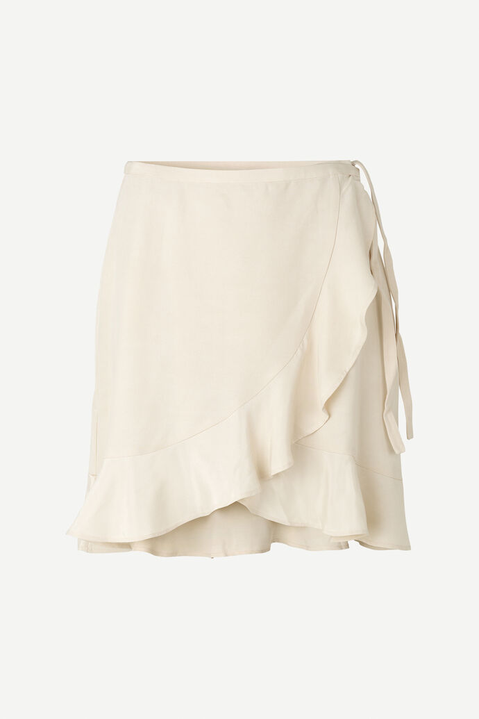 Women Samsoe & Samsoe Samsøe & Samsøe Limon's Wrap Skirt Warm White Womens SKIRTS GOOFASH