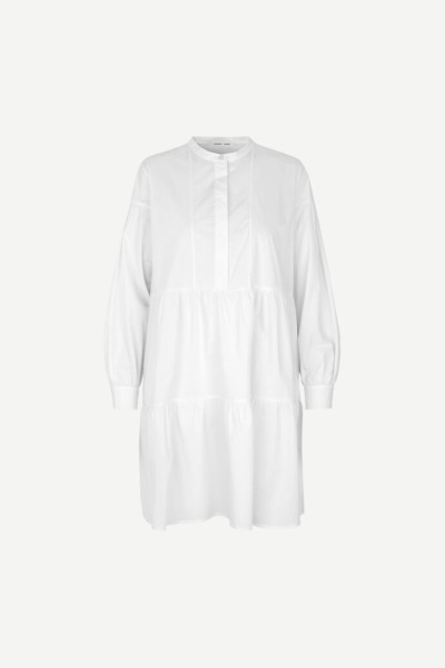 Women Samsoe & Samsoe Samsøe & Samsøe Margo Shirt Dress Warm White Womens DRESSES GOOFASH