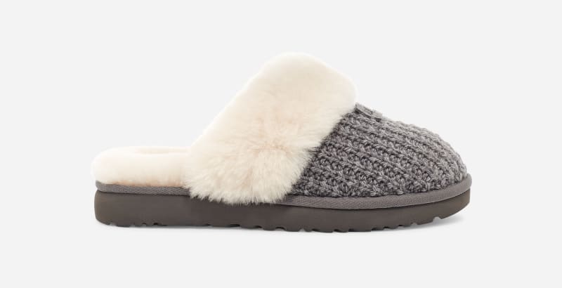Women Ugg Cozy Slipper For In Grey Textile Ugg Womens SLIPPERS GOOFASH
