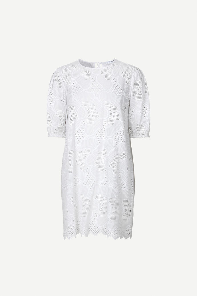 Women's Samsøe & Samsøe June Ss Dress Bright White Samsoe & Samsoe Womens DRESSES GOOFASH