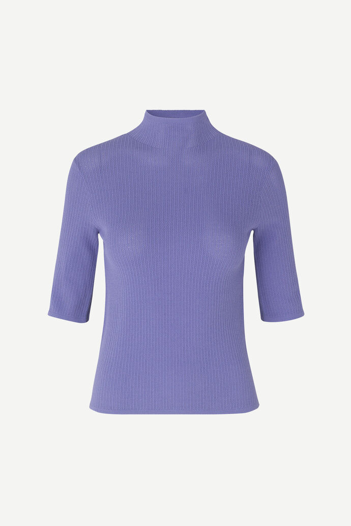 Women's Samsoe & Samsoe Samsøe & Samsøe Lene T-Shirt Aster Purple Womens T-SHIRTS GOOFASH