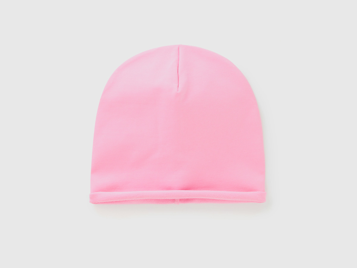 Benetton United Colors Of Hats Made Of Stretchy Pink Female Womens HATS GOOFASH