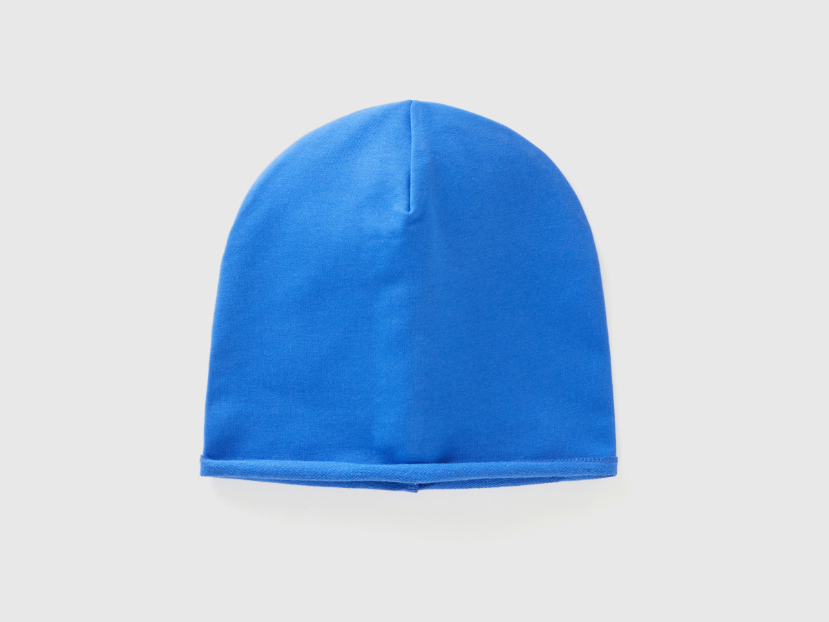 Benetton United Colors Of Hats Made Of Stretchy Transport Blue Female Womens HATS GOOFASH
