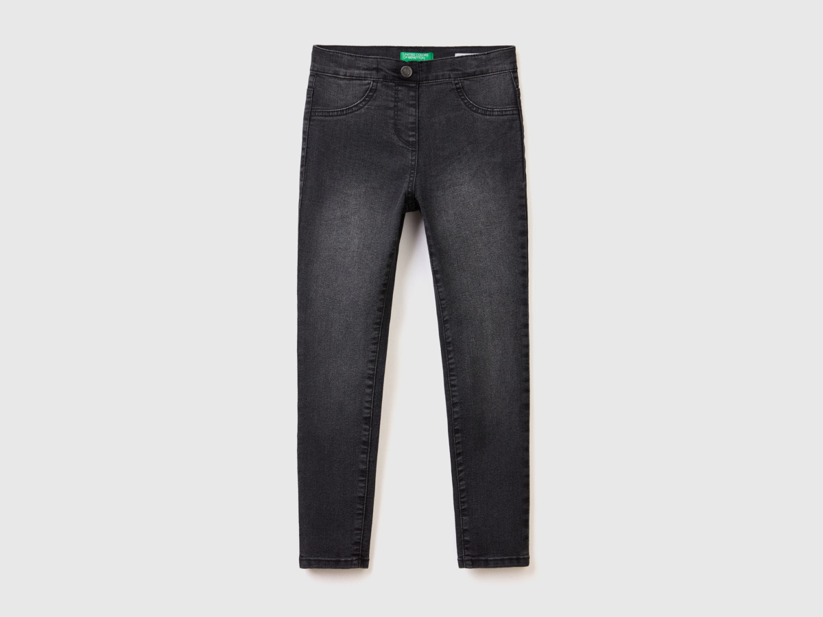 Benetton United Colors Of Jeggings From Denim Eco Recycle " Black Female" Womens JEANS GOOFASH