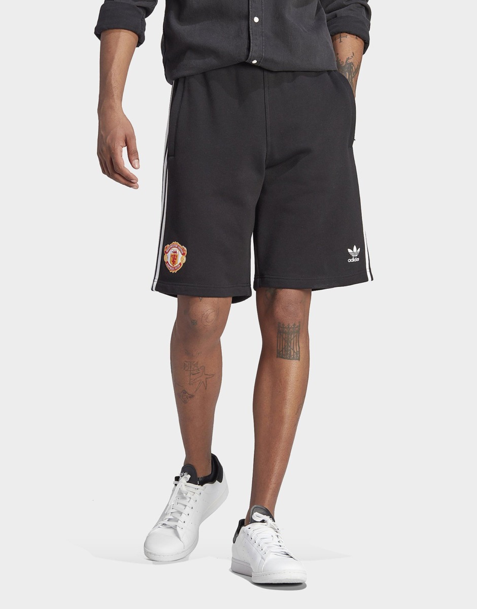 Jd Sports Adidas Originals Manchester United Og Sweat Shorts Black Mens SHORTS GOOFASH