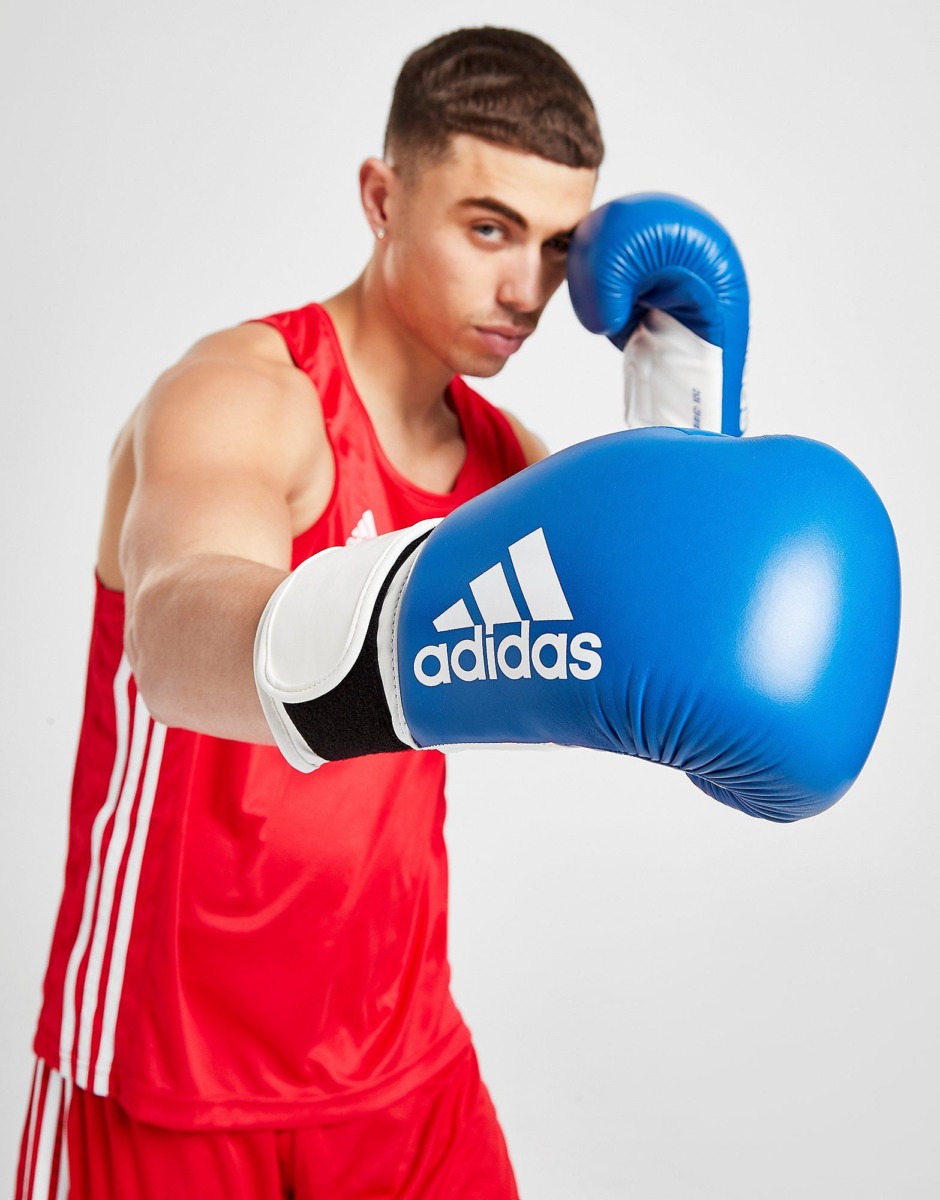 Jd Sports Man Adidas Hybrid Boxing Gloves Blue Mens GLOVES GOOFASH