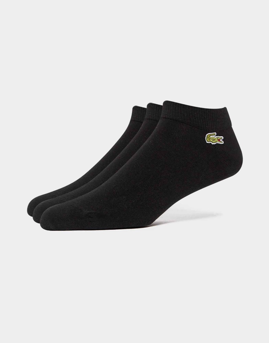 Jd Sports Man Lacoste Pack Quarter Socks Black Mens SOCKS GOOFASH